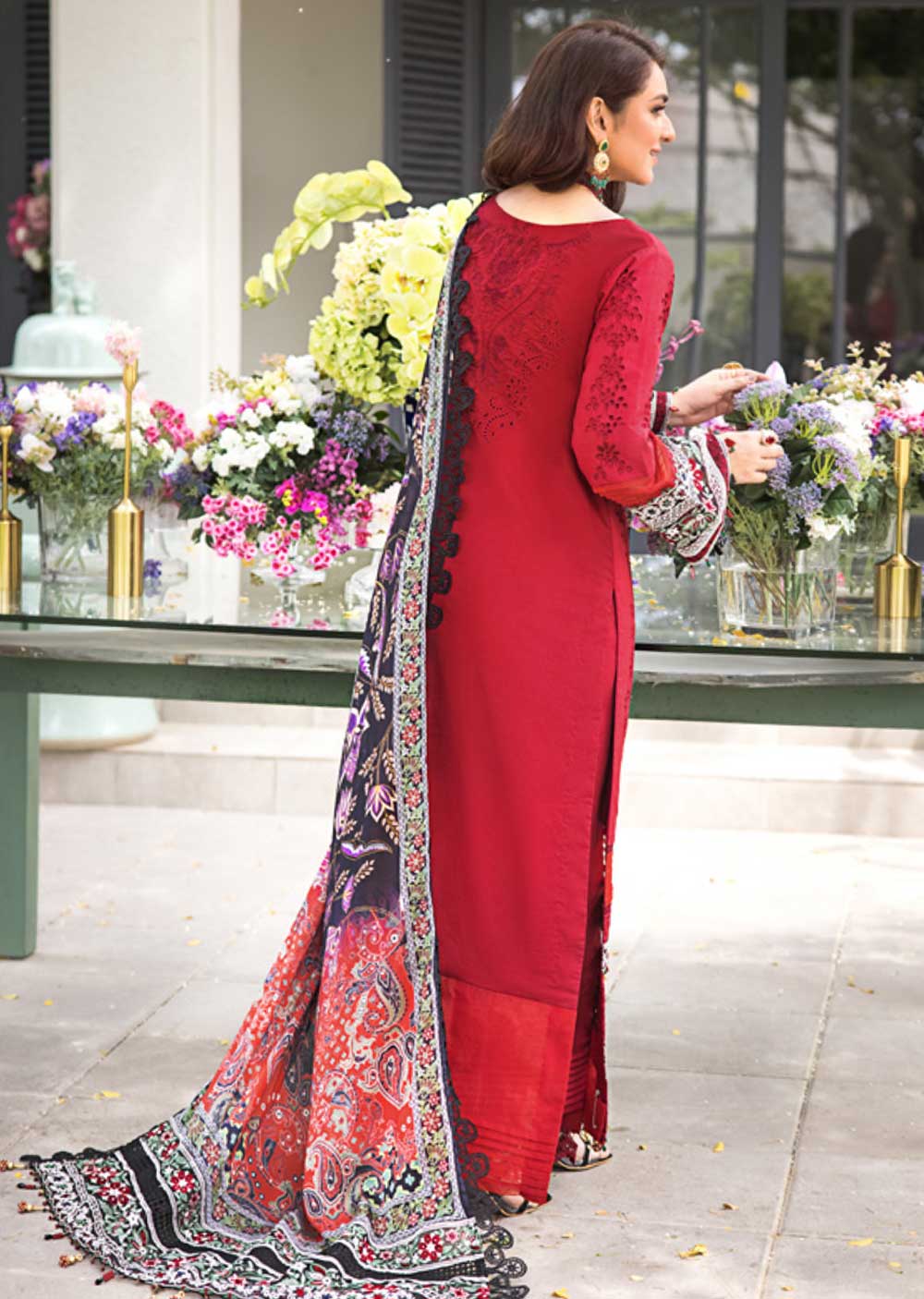 MHA-10-R - Readymade - Mahiymaan Luxury Lawn 2023 - Memsaab Online