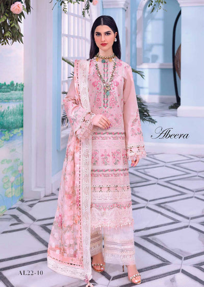 AL22-10 - Unstitched - Afsana Luxury Lawn Collection by Anaya Chaudhry - Memsaab Online