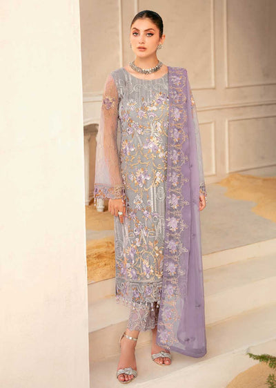 R-2210-R - Readymade - Chiffon Collection by Ramsha Vol 22 - Memsaab Online