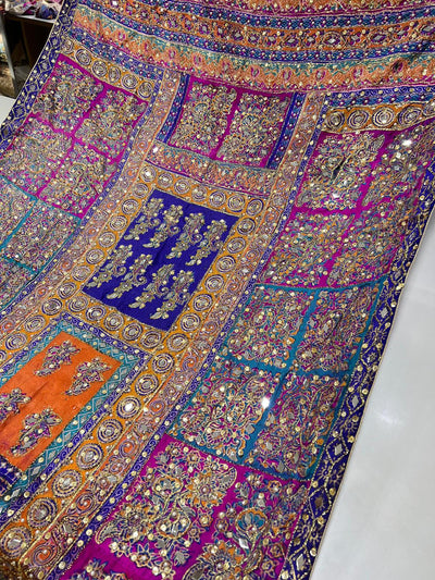 SRB510 Silk Wedding Duppatta by Sehrish B - Memsaab Online