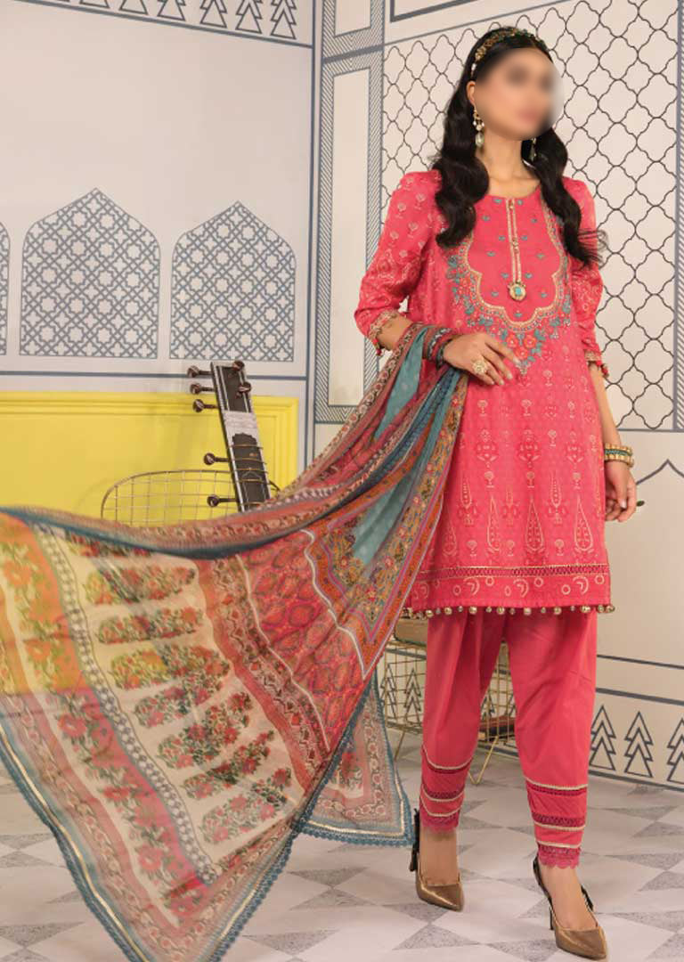 MB-1111-B - Unstitched - M.Prints Collection by Maria B 2021 - Memsaab Online