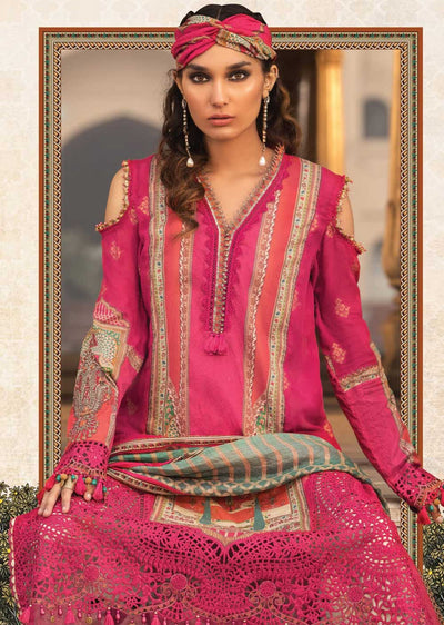 MAB-13-B - Unstitched - Maria.B Luxe Lawn Main Teri Aan Collection 2022 - Memsaab Online