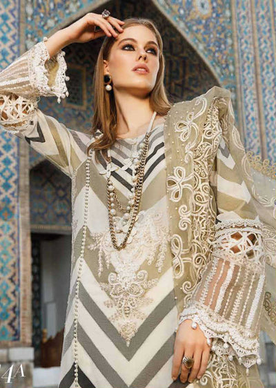 MLCB-14-A - Unstitched - Maria.B Voyage A Luxe Lawn Collection 2023 - Memsaab Online