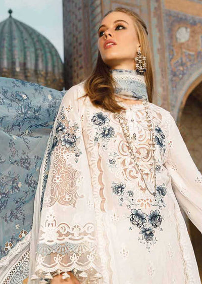 MLCB-15-A - Unstitched - Maria.B Voyage A Luxe Lawn Collection 2023 - Memsaab Online
