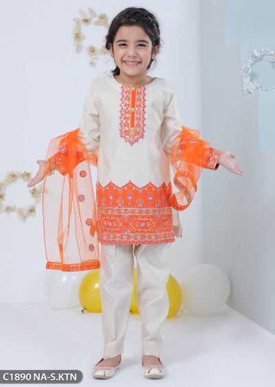 C1890 Readymade Kids Girls Suit - Memsaab Online