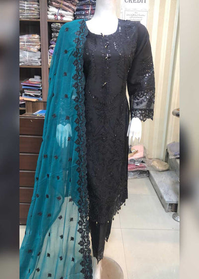 TZ-03-A Readymade Chiffon Suit - Memsaab Online