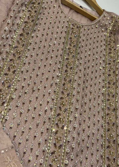ZN1759 Lilac Readymade Chiffon Suit - Memsaab Online