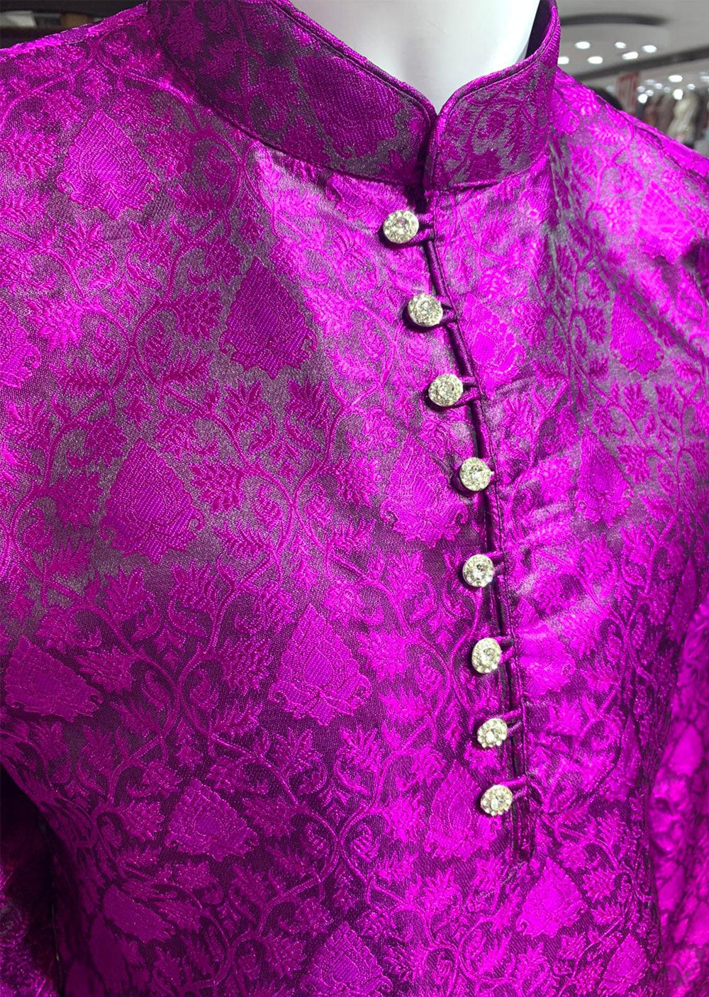 SBG2005 Mens Purple Kurta Pajama - Memsaab Online