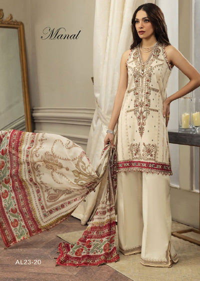 ANK-20 - Unstitched - Anaya Luxury Festive Collection by Kiran Chaudhry 2023 - Memsaab Online