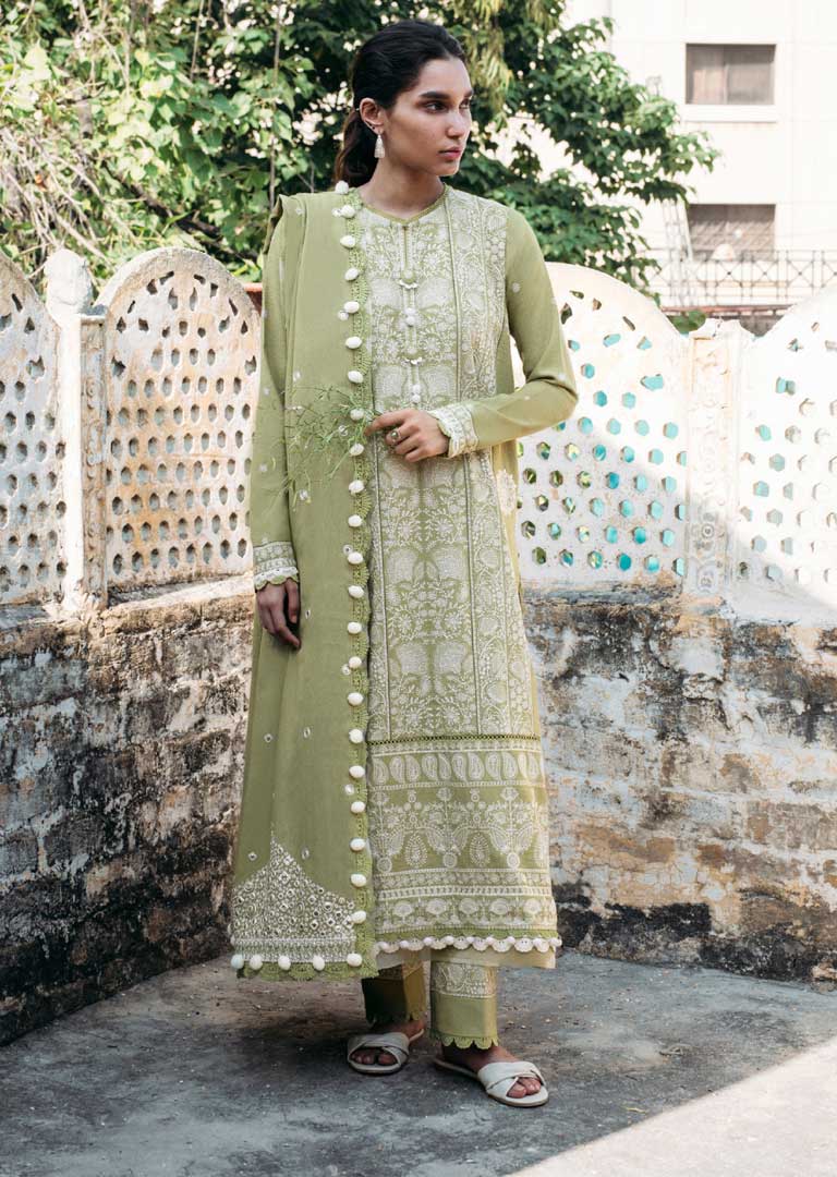 Humrah Collection ZH03 - Parisa - Unstitched - Humrahi Winter Collection by Zaha 2021 ...