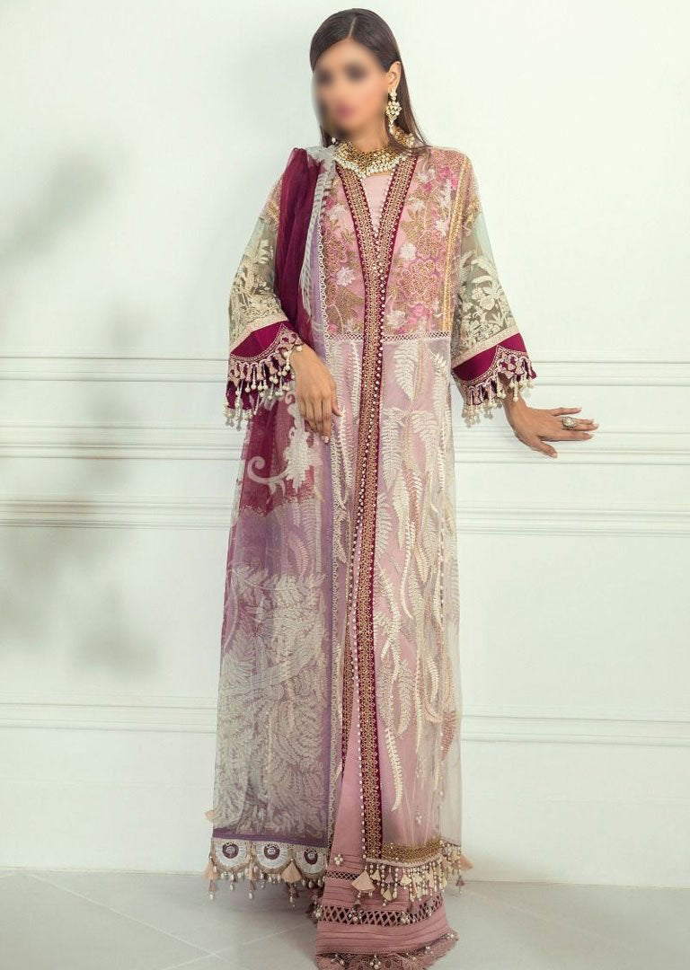 E201-002A - Unstitched - Sana Safinaz Luxury Festive Collection 2020 - Memsaab Online
