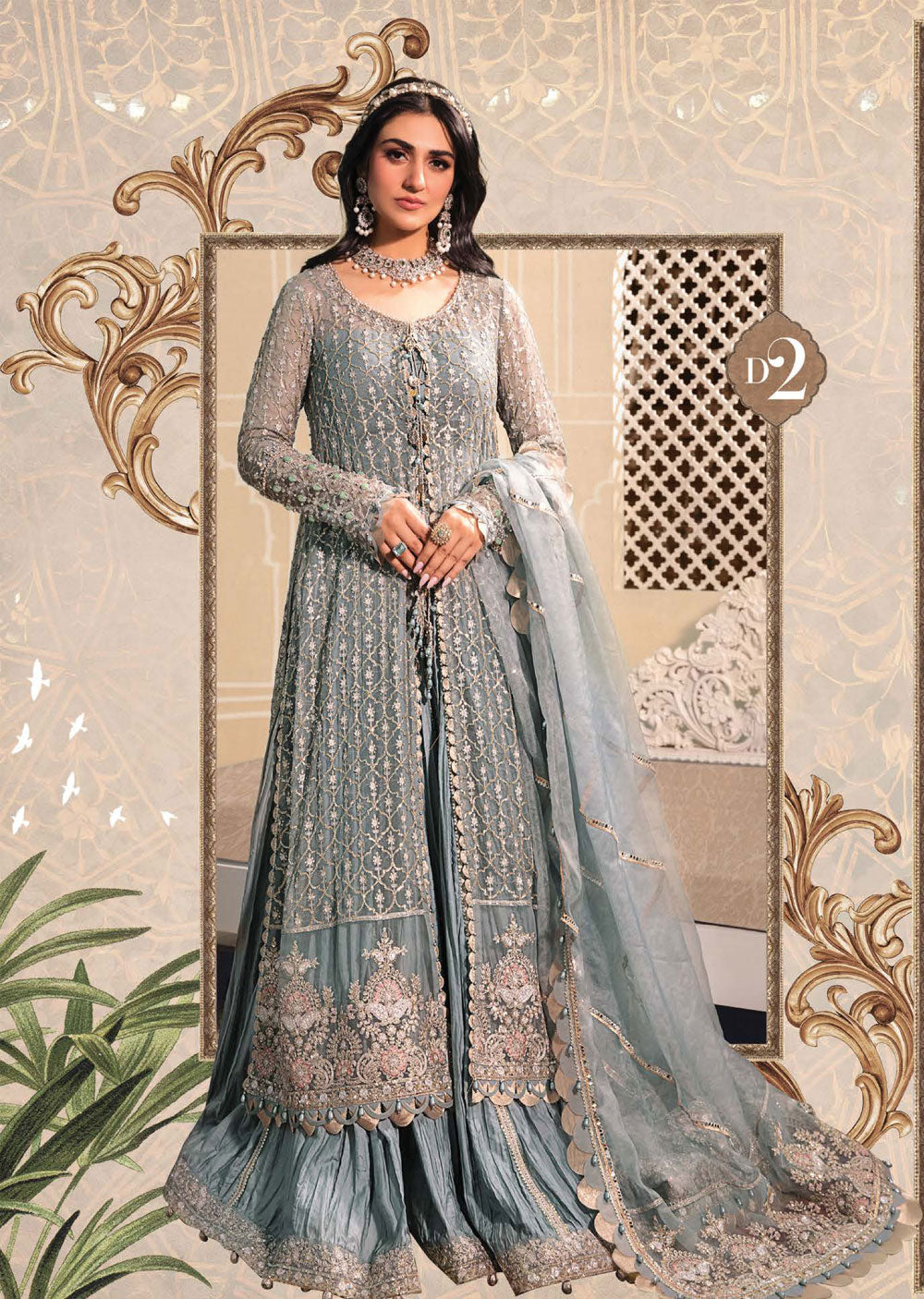 MSB02 - Unstitched - Maria.B Heritage Collection 2023 - Memsaab Online