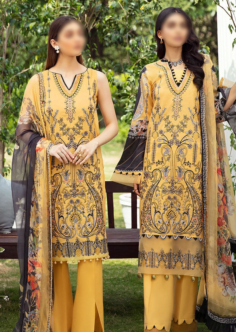 Y-202R - Readymade - Ramsha Riwayat Lawn Vol 2 Suit 2021 - Memsaab Online