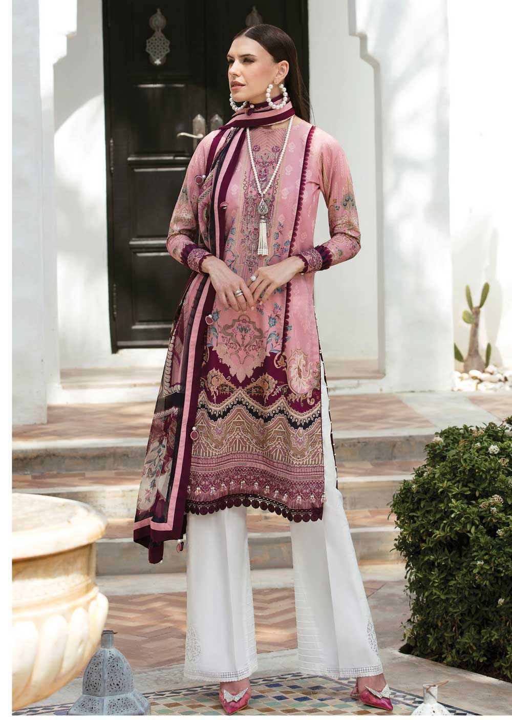 GML-02 - Eshaal - Unstitched - Gulaal Lawn Collection 2023 - Memsaab Online