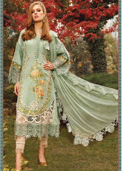 MLCB-02-B - Unstitched - Maria.B Voyage A Luxe Lawn Collection 2023 - Memsaab Online
