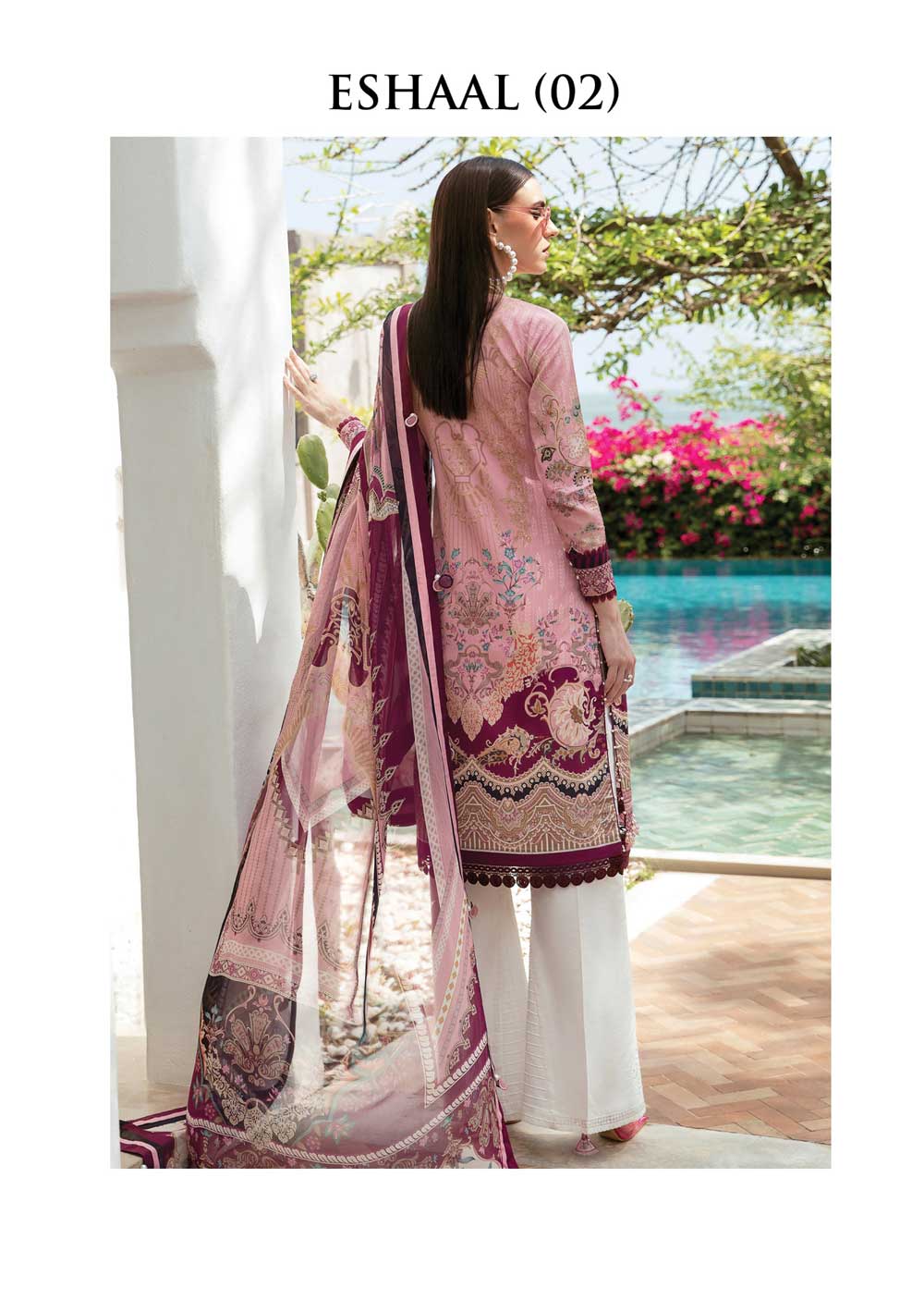 GML-02-R - Eshaal - Readymade - Gulaal Lawn Collection 2023 - Memsaab Online