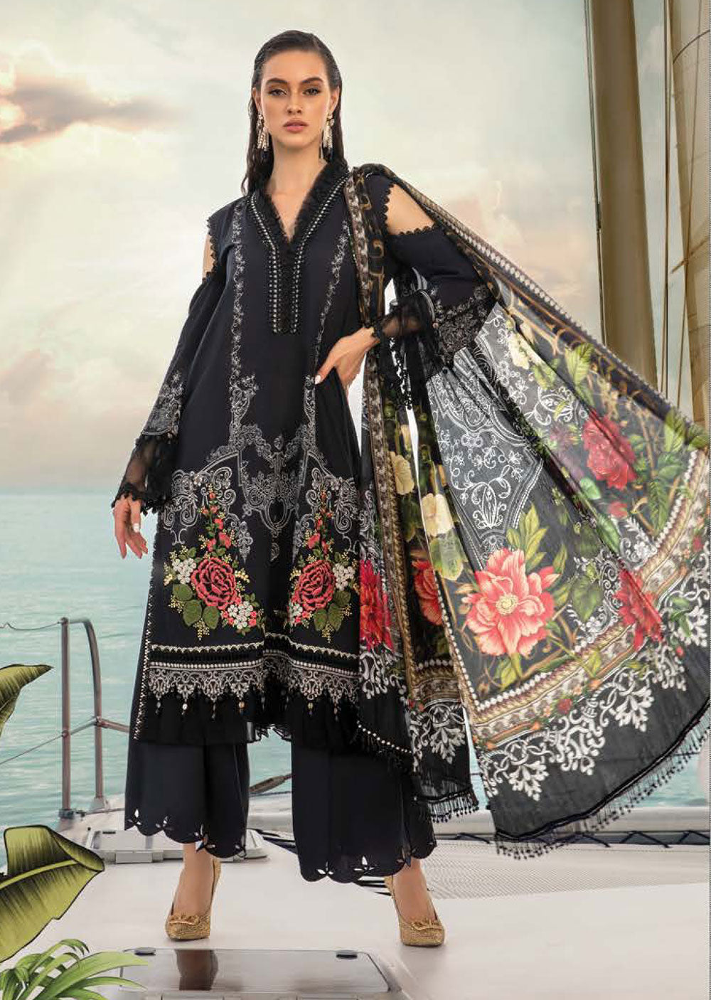 MSD-02R-B - Readymade - Maria.B M.Prints Eid Collection 2022 - Memsaab Online