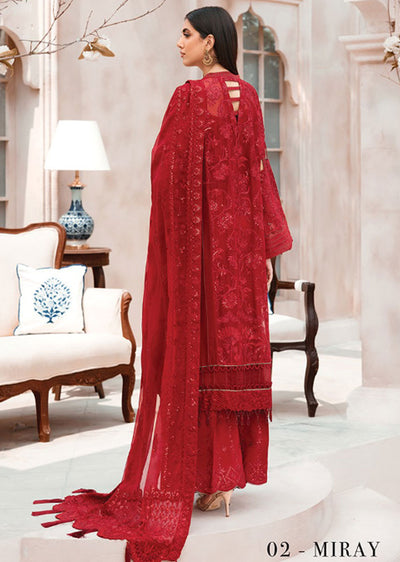 Miray - Unstitched - Mehfilen Collection by Xenia Formals 2022 - Memsaab Online