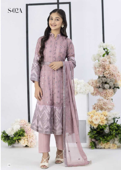 SFS4-02 - Readymade - Zahra Mother & Daughter Eid Collection by Sofia Khas 2023 - Memsaab Online