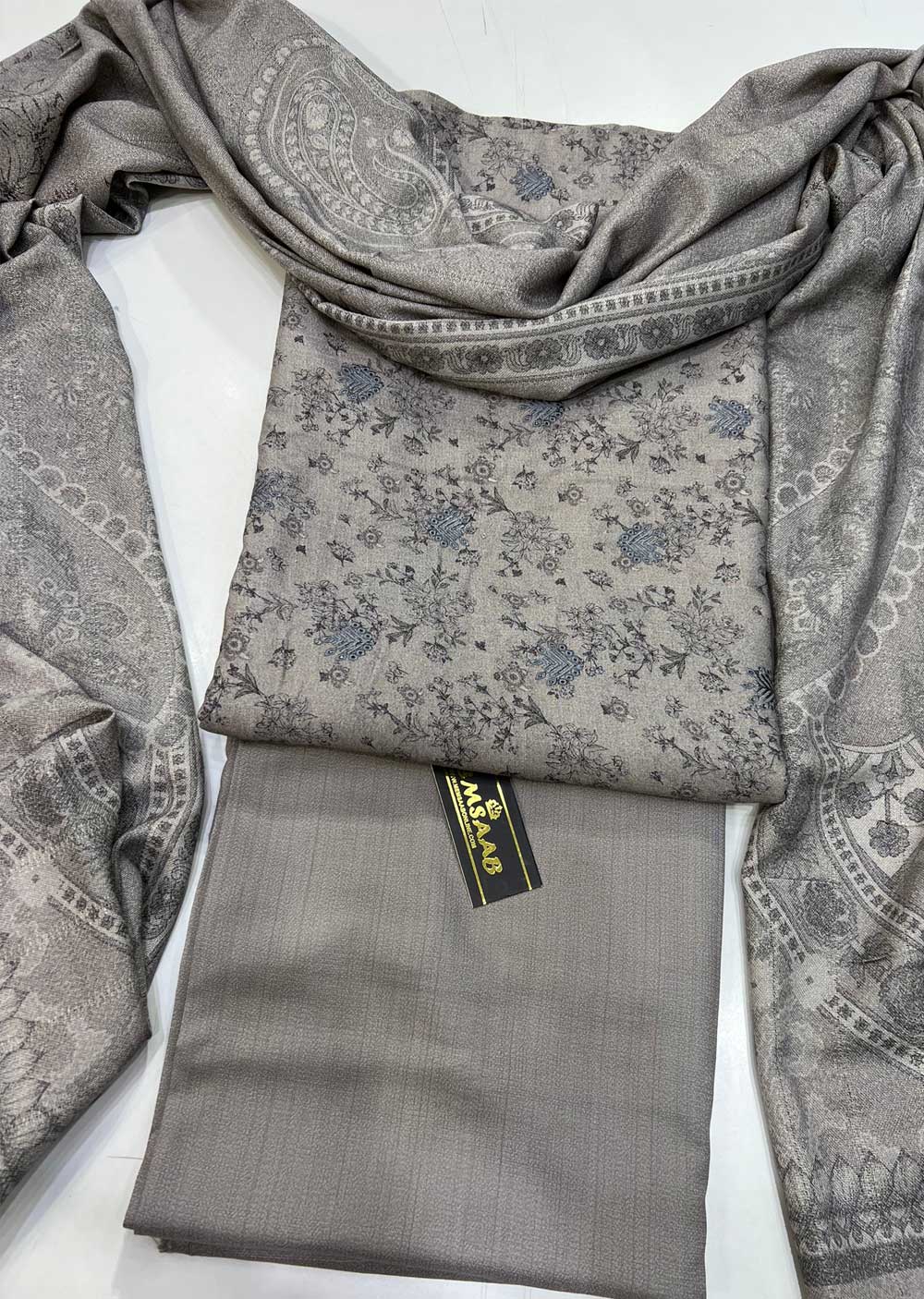 AB05 Grey - Winter Suit by ABC - Memsaab Online