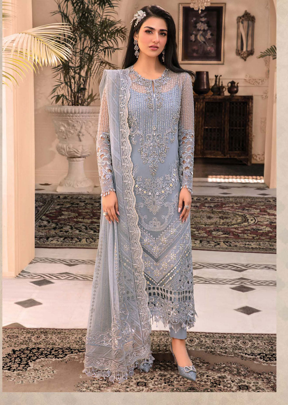 MSB03 - Unstitched - Maria.B Heritage Collection 2023 - Memsaab Online