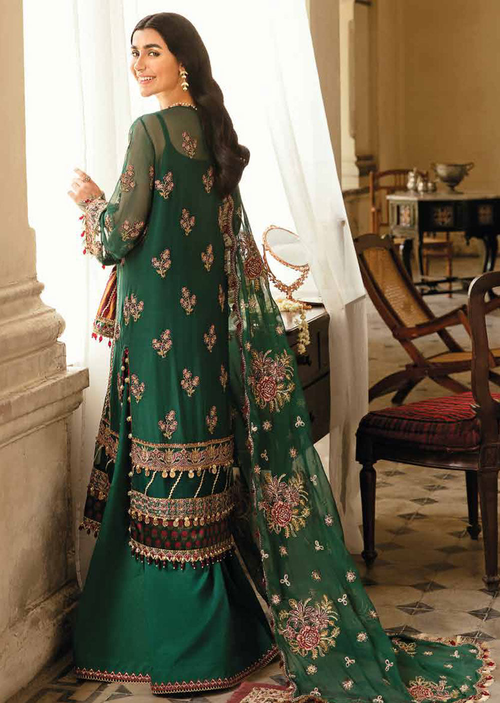 AZ-03 - Zar Begum - Unstitched - Dhoop Kinaray Collection by Afrozeh 2022 - Memsaab Online