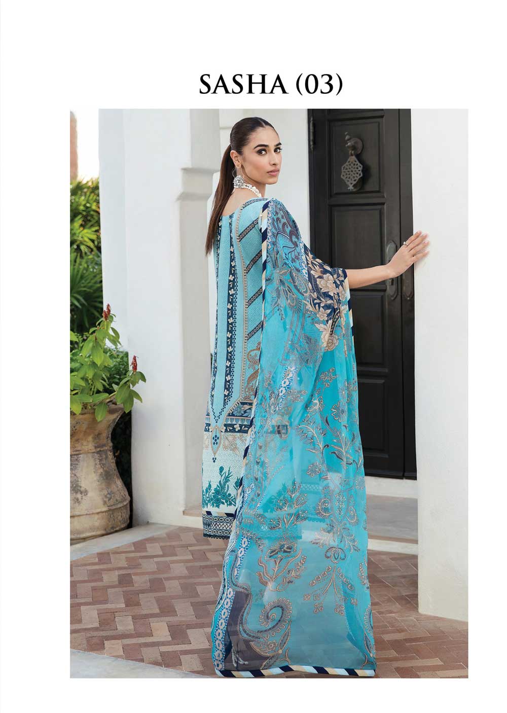 GML-03-R - Sasha - Readymade - Gulaal Lawn Collection 2023 - Memsaab Online