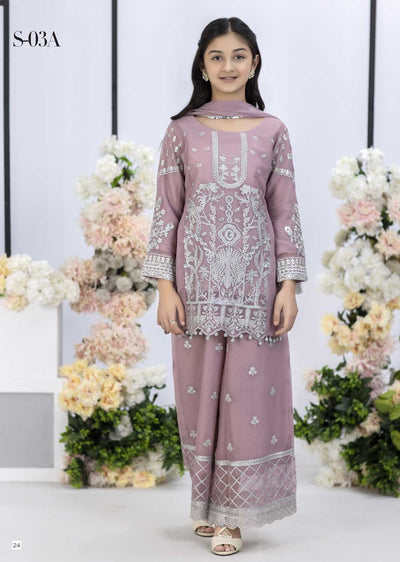 SKS4-03 - Readymade - Kose e Qaza Mother & Daughter Eid Collection by Sofia Khas 2023 - Memsaab Online