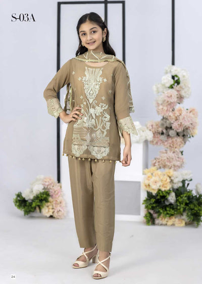 SFS4-03 - Readymade - Zahra Mother & Daughter Eid Collection by Sofia Khas 2023 - Memsaab Online