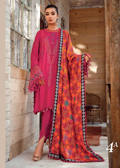 BSL-1604-A - Unstitched - Maria.B Winter Shawl Collection 2022 - Memsaab Online