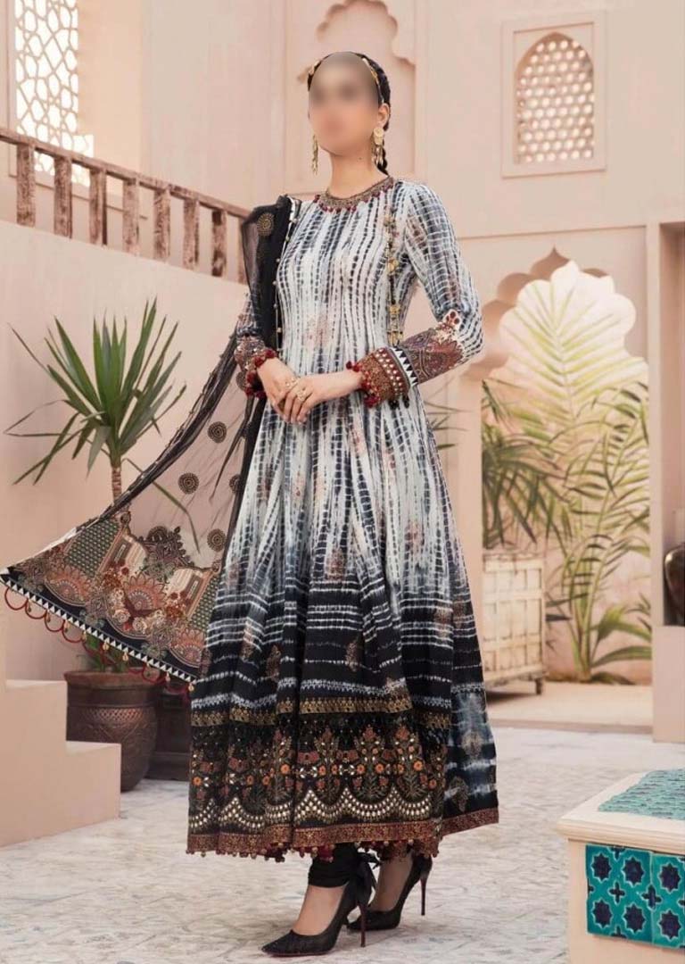 MBDL-04 Unstitched Maria B Eid Collection 2021 - Memsaab Online