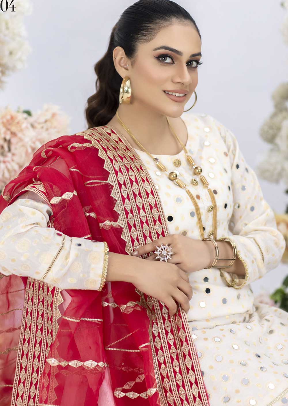 SFS5-04 - Readymade - Mithi Eid Mother & Daughter Collection by Sofia Khas 2023 - Memsaab Online