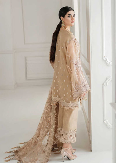 CHN-04 - Unstitched - Baroque Chantelle Embroidered Collection Vol 10 - Memsaab Online
