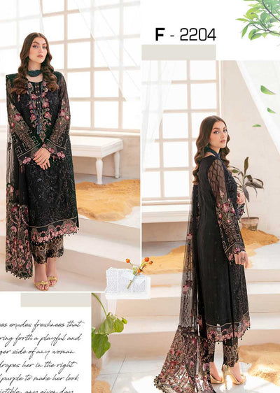 R-2204-R - Readymade - Chiffon Collection by Ramsha Vol 22 - Memsaab Online