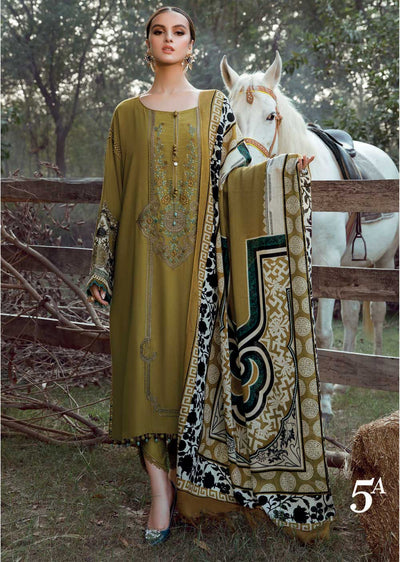 BSL-1605-A - Unstitched - Maria.B Winter Shawl Collection 2022 - Memsaab Online