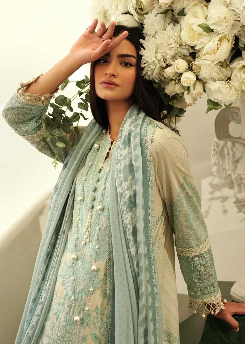 MZN-05-A - Unstitched - Muzlin Spring Vol 1 by Sana Safinaz 2023 - Memsaab Online