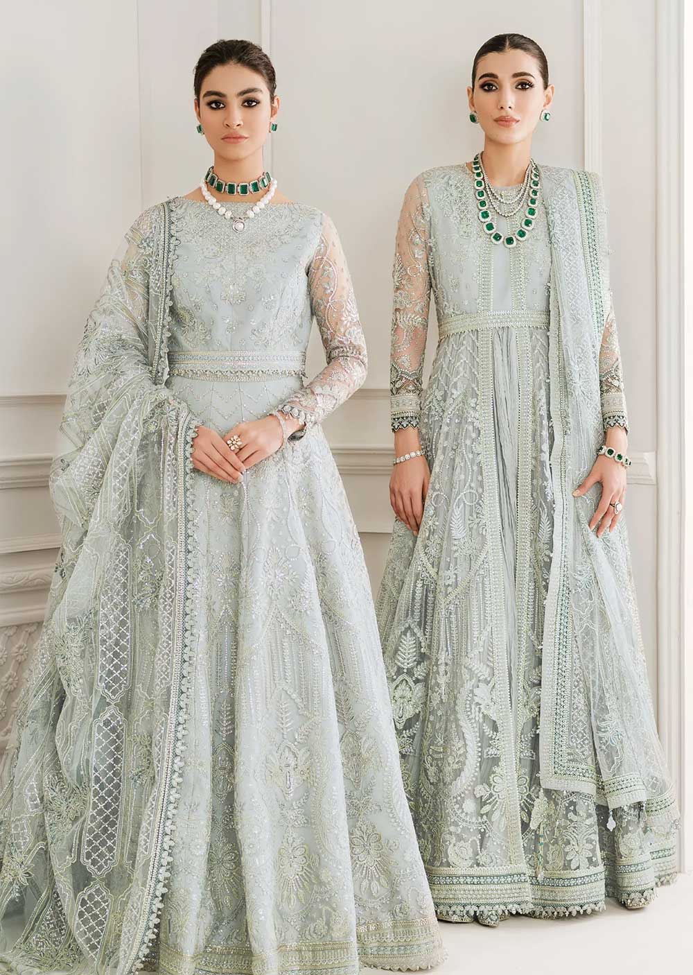 CHN-05 - Unstitched - Baroque Chantelle Embroidered Collection Vol 10 - Memsaab Online