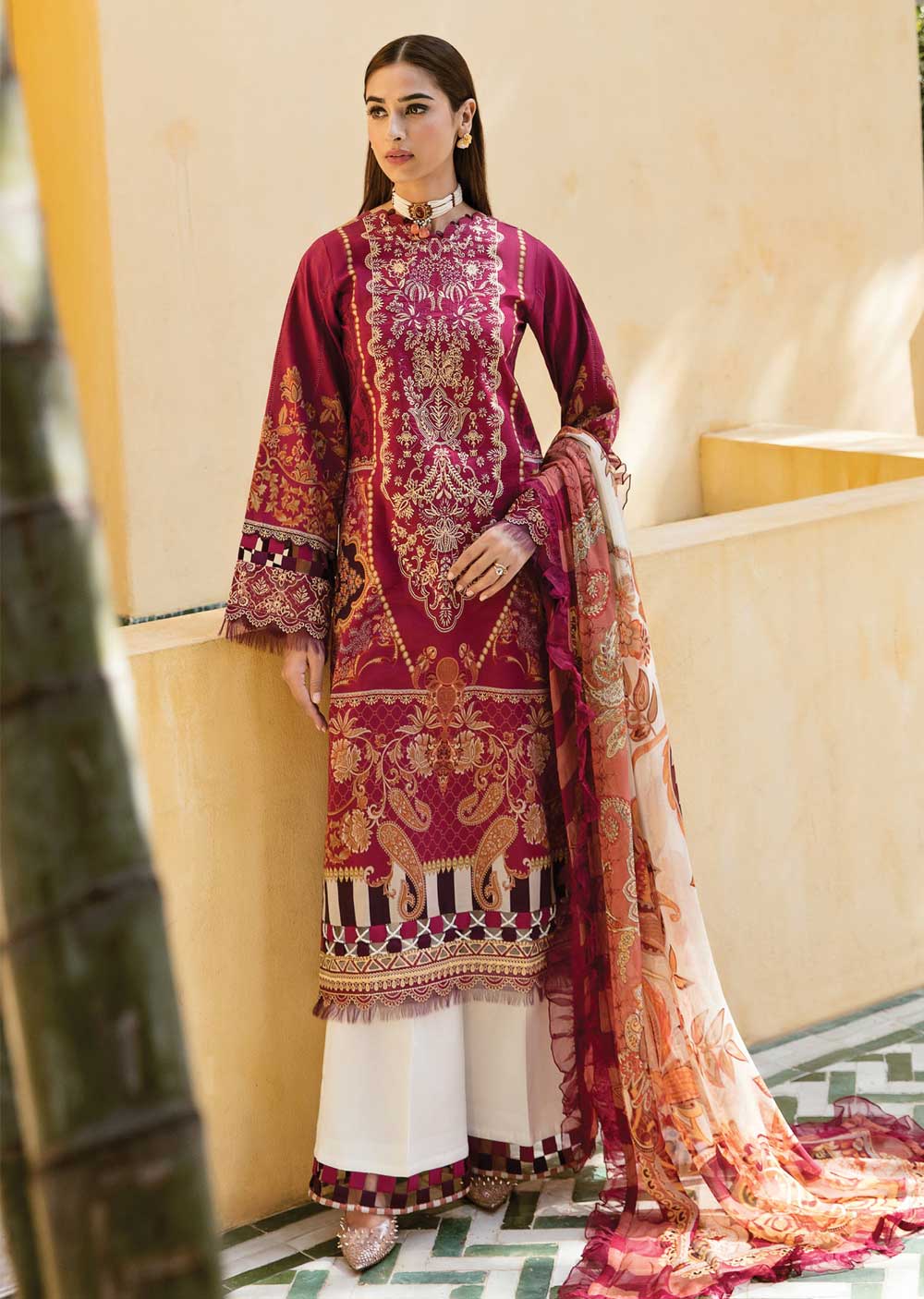 GML-05 - Taaliah - Unstitched - Gulaal Lawn Collection 2023 - Memsaab Online