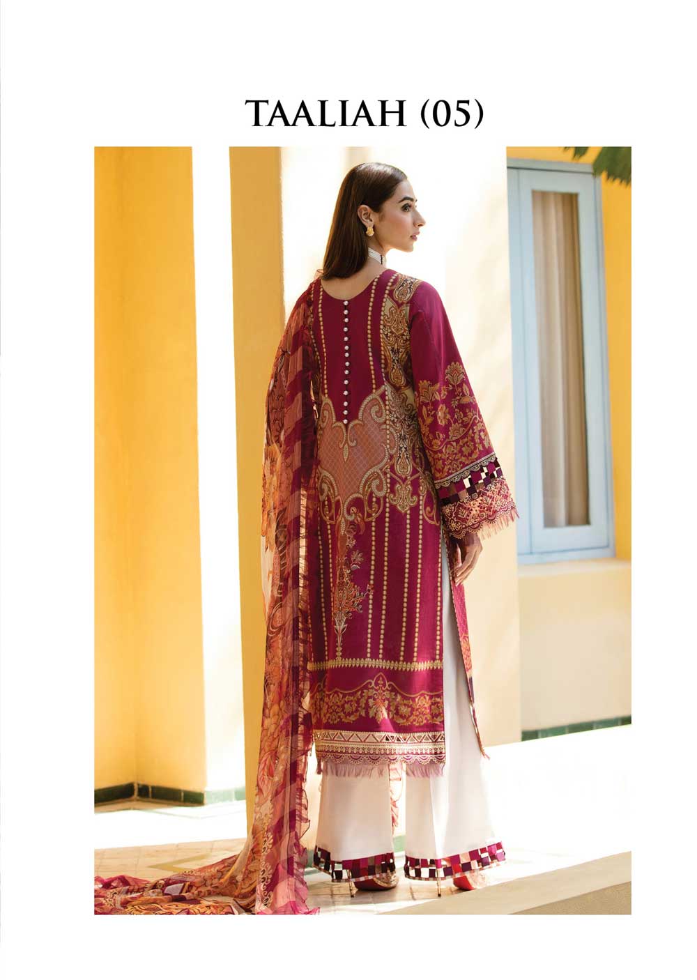 GML-05-R - Taaliah - Readymade - Gulaal Lawn Collection 2023 - Memsaab Online