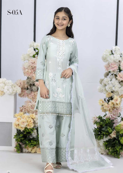 SFS5-05 - Readymade - Mithi Eid Mother & Daughter Collection by Sofia Khas 2023 - Memsaab Online