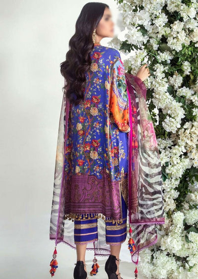 E201-006B - Unstitched - Sana Safinaz Luxury Festive Collection 2020 - Memsaab Online