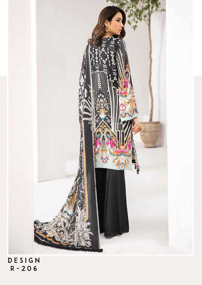 RR-206-R - Readymade - Reet Linen Collection Vol 2 by Ramsha 2021 - Memsaab Online