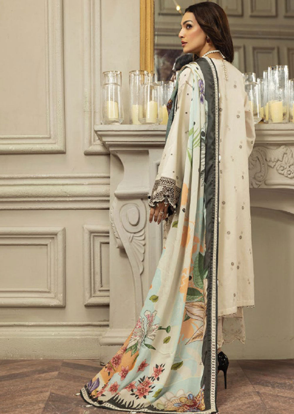 ANK-06 - Unstitched - Anaya Luxury Festive Collection by Kiran Chaudhry 2023 - Memsaab Online