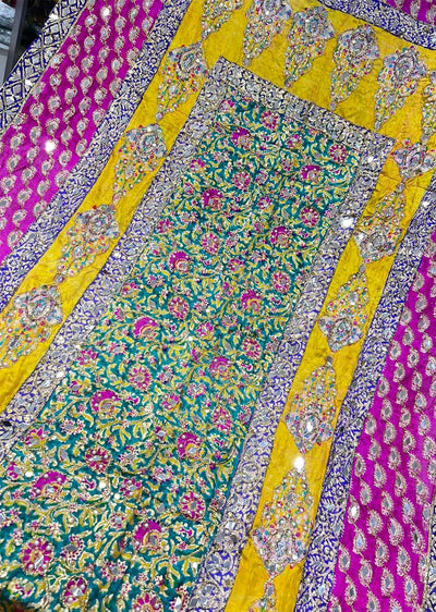 SRB701 Silk Wedding Duppatta by Sehrish B - Memsaab Online
