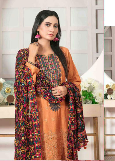 D-7191 - Unstitched- Feodora Collection by Tawakkal 2022 - Memsaab Online