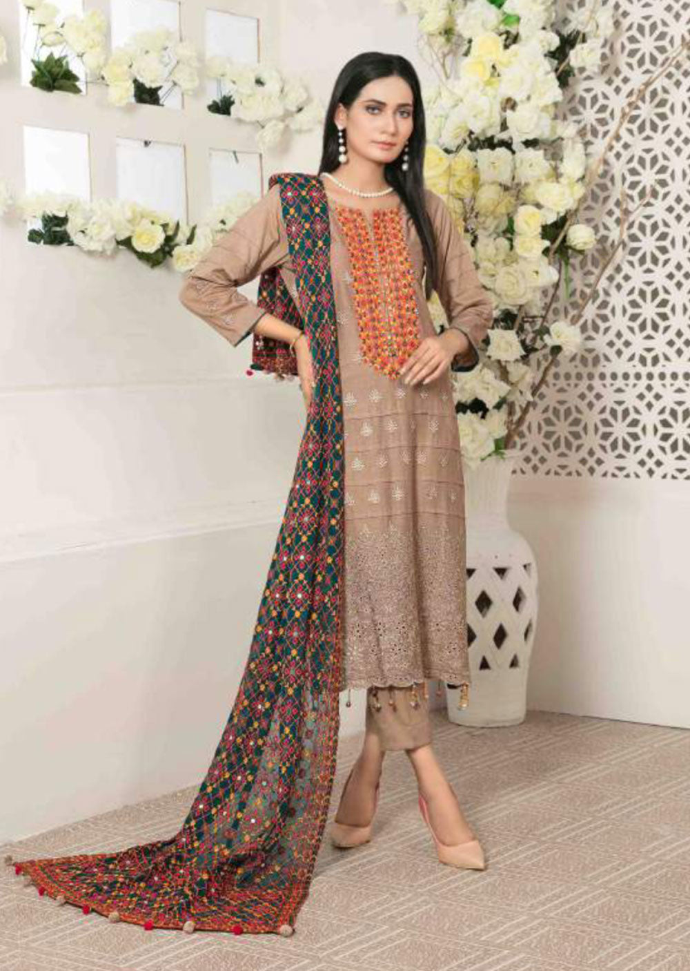 D-7193 - Unstitched- Feodora Collection by Tawakkal 2022 - Memsaab Online