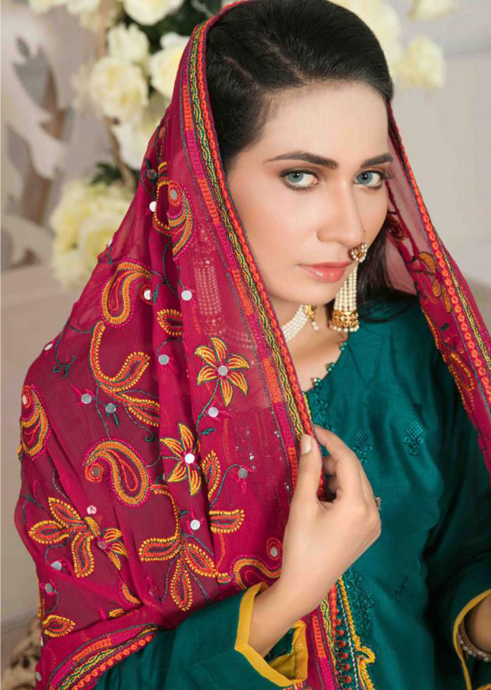 D-7195-R - Readymade- Feodora Collection by Tawakkal 2022 - Memsaab Online