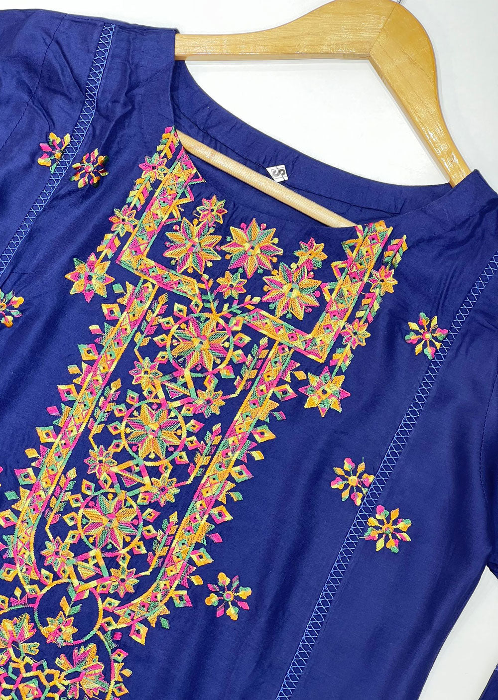 RGZ721 Navy Readymade Kurti - Memsaab Online