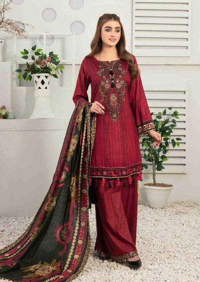D-7542-A - Unstitched- Seher Linen Collection by Tawakkal 2022 - Memsaab Online