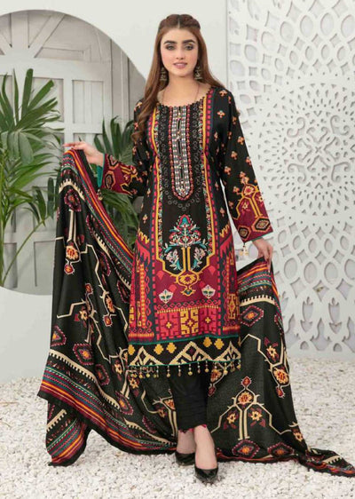 D-7545R-A - Readymade- Seher Linen Collection by Tawakkal 2022 - Memsaab Online